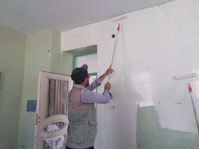 اجرای طرح شهید عجمیان در مدرسه روستای یاورکندی اهر
