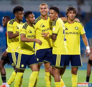 برد چهار بر صفر النصر برابر الریاض با درخشش کریستیانو رونالدو