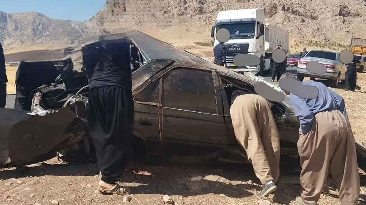 مرگ تلخ خواننده جوانرودی در واژگونی پژوپارس در محور روانسر–کامیاران + فلیم