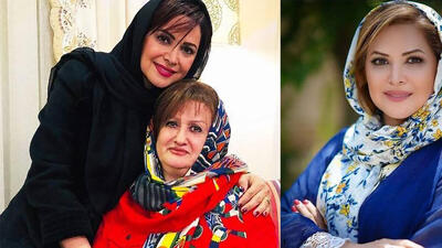  فیلم/ استایل متفاوت کمند امیرسلیمانی و مادر در مراسم ختم / وقتی مادرش خانم بازیگر مشهور را نشناخت!