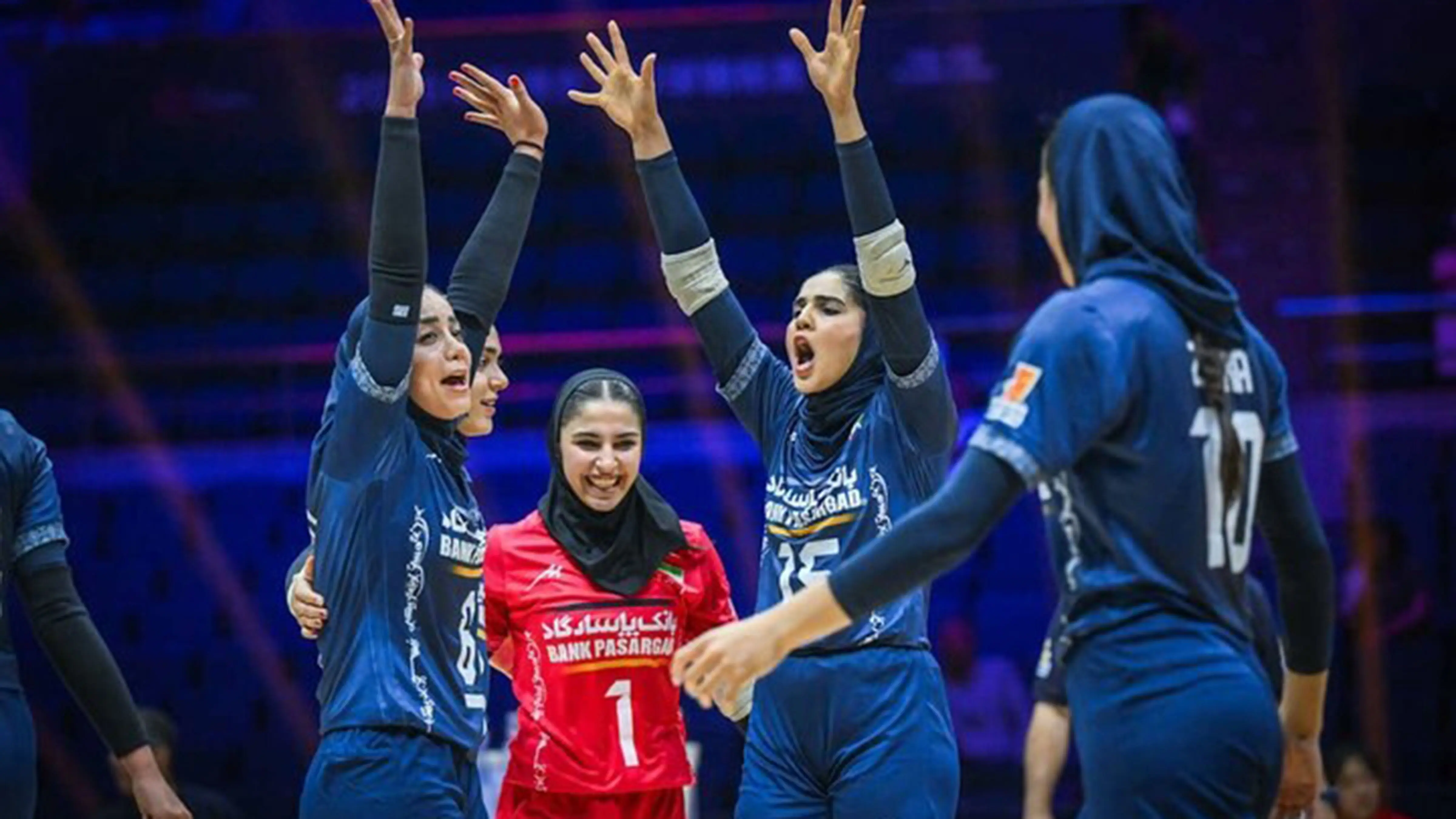 برد زنان والیبال ایران در قهرمانی آسیا با ثبت رکوردی تاریخی
