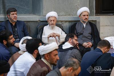  گزارش تصویری: افتتاحیه چهارمین اعتکاف علمی طلاب در حرم رضوی