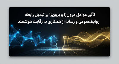 تأثیر عوامل درونزا و برونزا بر تبدیل رابطه روابطعمومی و رسانه از همکاری به رقابت هوشمند - شارا
