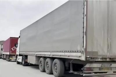 ۳ هزار کامیون در مرز بازرگان متوقف شدند