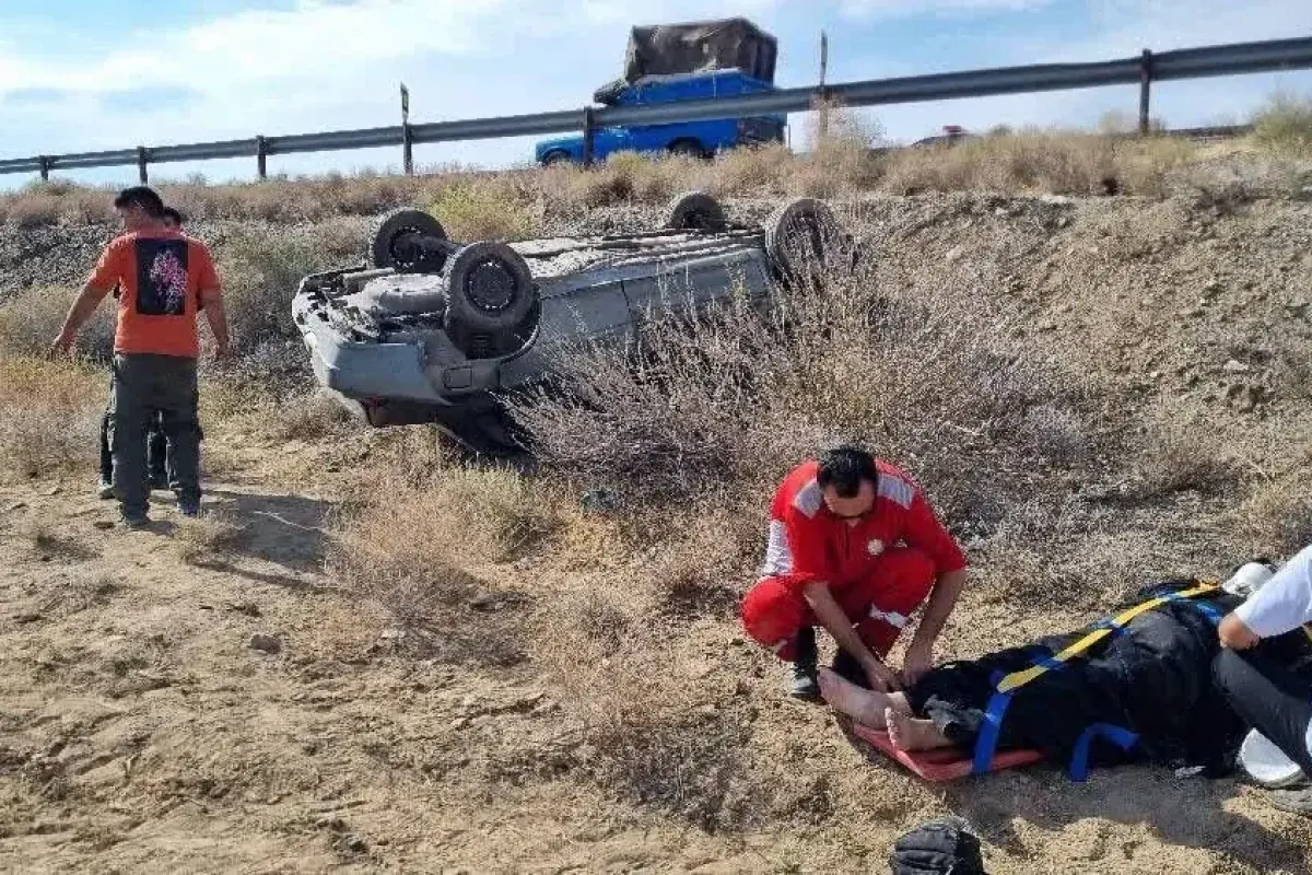  ۱۹ مصدوم از چهار حادثه رانندگی در مسیر تهران - مشهد در محدوده سمنان