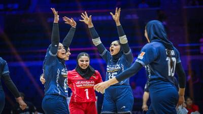  برد زنان والیبال ایران در قهرمانی آسیا با ثبت رکوردی تاریخی