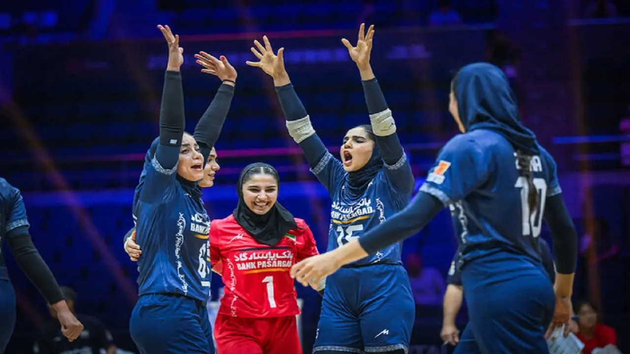  برد زنان والیبال ایران در قهرمانی آسیا با ثبت رکوردی تاریخی