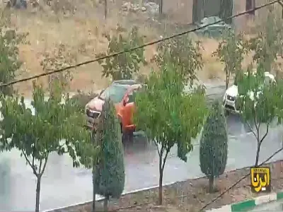  باران تابستانی شدید امروز در پردیس | آخرین خبر