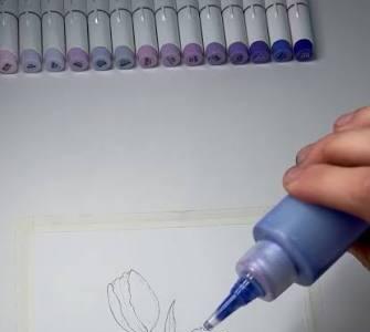 جادوی رنگها برای کشیدن لاله | آخرین خبر