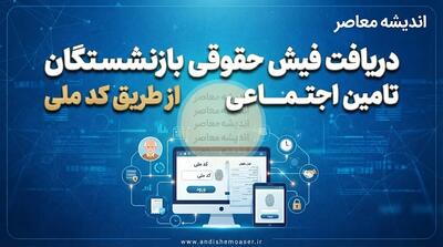 دریافت فیش حقوقی بازنشستگان تامین اجتماعی از طریق کد ملی