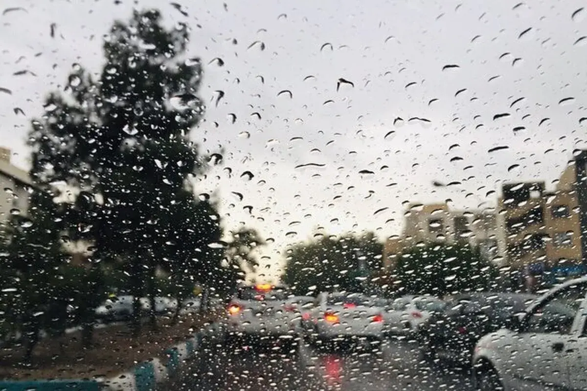 بارش باران تابستانی در بخش احمدی هرمزگان