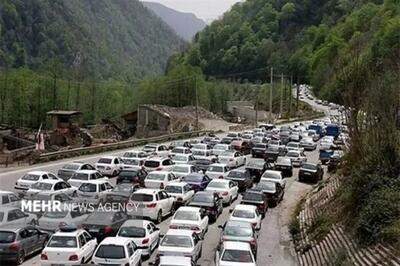 جاده چالوس یکطرفه شد