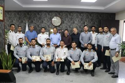  تجلیل از نفرات برتر مسابقات ورزشی آتش‌نشانان فردیس