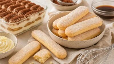  طرز تهیه لیدی فینگر خانگی؛ بیسکویت ترد و سبک برای تیرامیسو با یک روش ساده و سریع