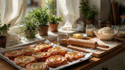 طرز تهیه شیرینی دانمارکی؛ شیرینی خانگی ترد و خوشمزه