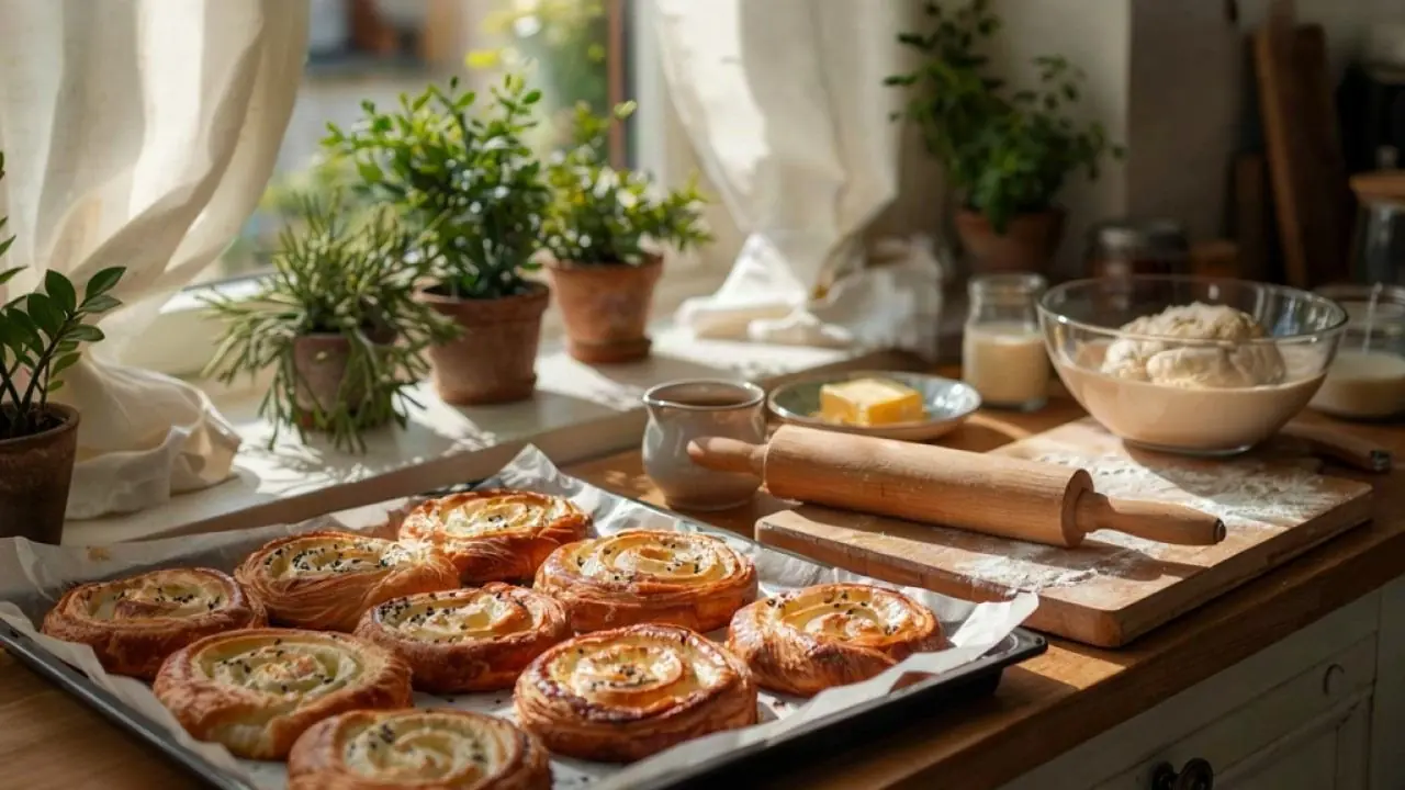 طرز تهیه شیرینی دانمارکی؛ شیرینی خانگی ترد و خوشمزه
