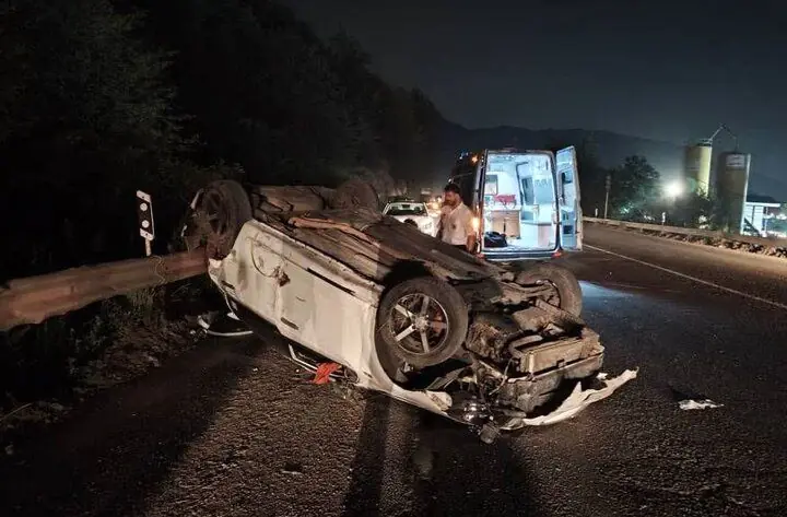 حادثه مرگبار در جاده قدیم امامزاده هاشم/ ۴ نفر جان باختند