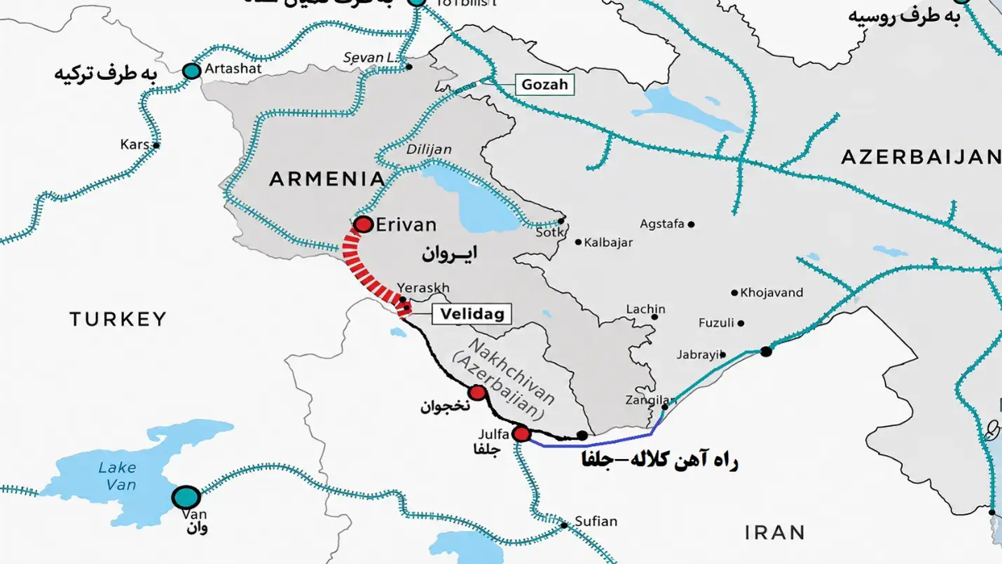 ساخت راهآهن کلاله-جلفا «مسیر ترامپ» را از صرفه اقتصادی خارج میکند