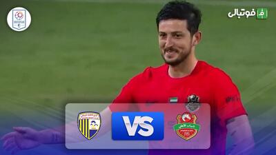 خلاصه بازی شباب الاهلی 2-0 الظفره