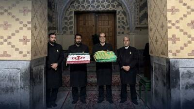 اعطای پرچم جمهوری اسلامی ایران به پرچمداران کشورمان در رقابتهای آسیایی ناگویا