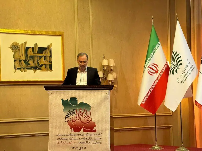 هاشمینژاد: غیبت نمایندگان سازمان ملل در مراسم قربانیان تروریسم قابل تأمل است