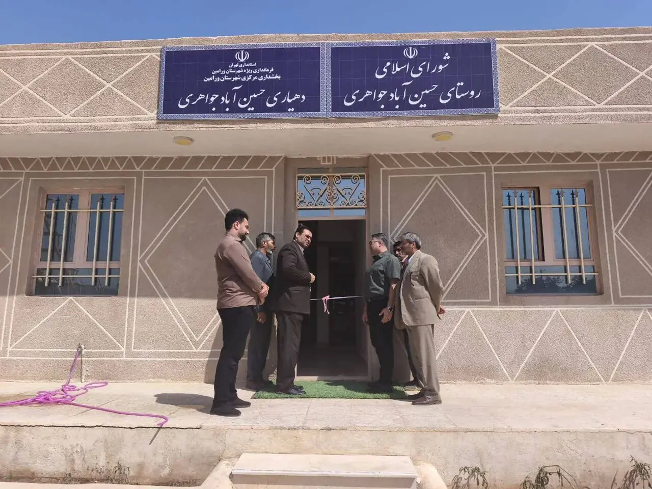  افتتاح ۳ طرح عمرانی روستایی در ورامین
