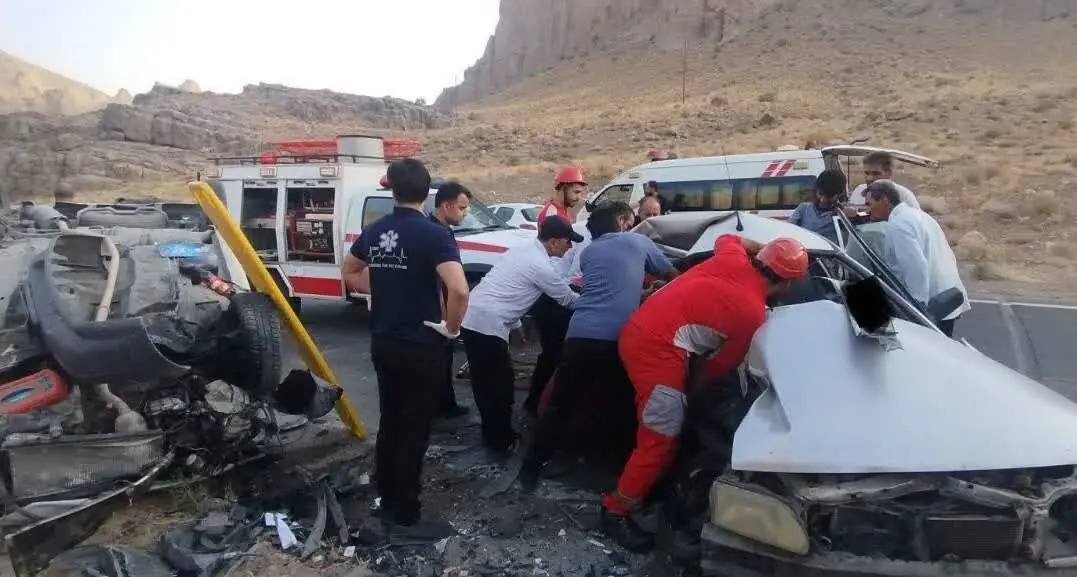 ۳ فوتی و ۳ زخمی در حادثه تصادف محور کنجکوه مهریز