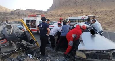 ۳ فوتی و ۳ زخمی در حادثه تصادف محور کنجکوه مهریز