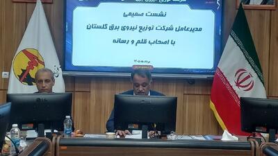 کسری ۸۰۰ مگاواتی برق گلستان/ بخش قابل توجهی از نیاز استان از شبکه سراسری تأمین میشود