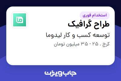  استخدام طراح گرافیک در توسعه کسب و کار لیدوما
