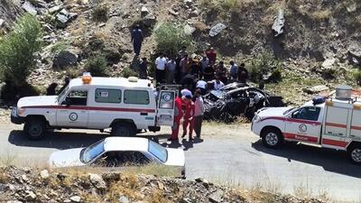 ببینید | واژگونی سواری تیگو در محور بانه به سقز ۴ فوتی برجا گذاشت