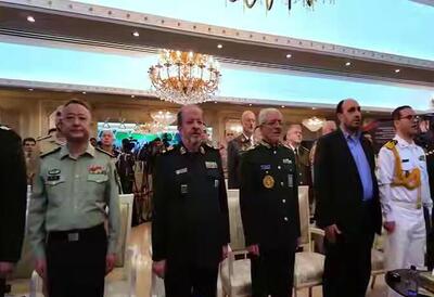 فیلم/ دیدار وابستگان نظامی خارجی با سرپرست وزارت دفاع