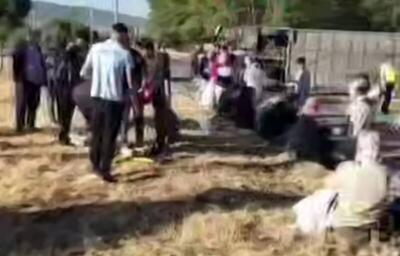 فیلم/ سانحه هولناک اتوبوس در ترکیه