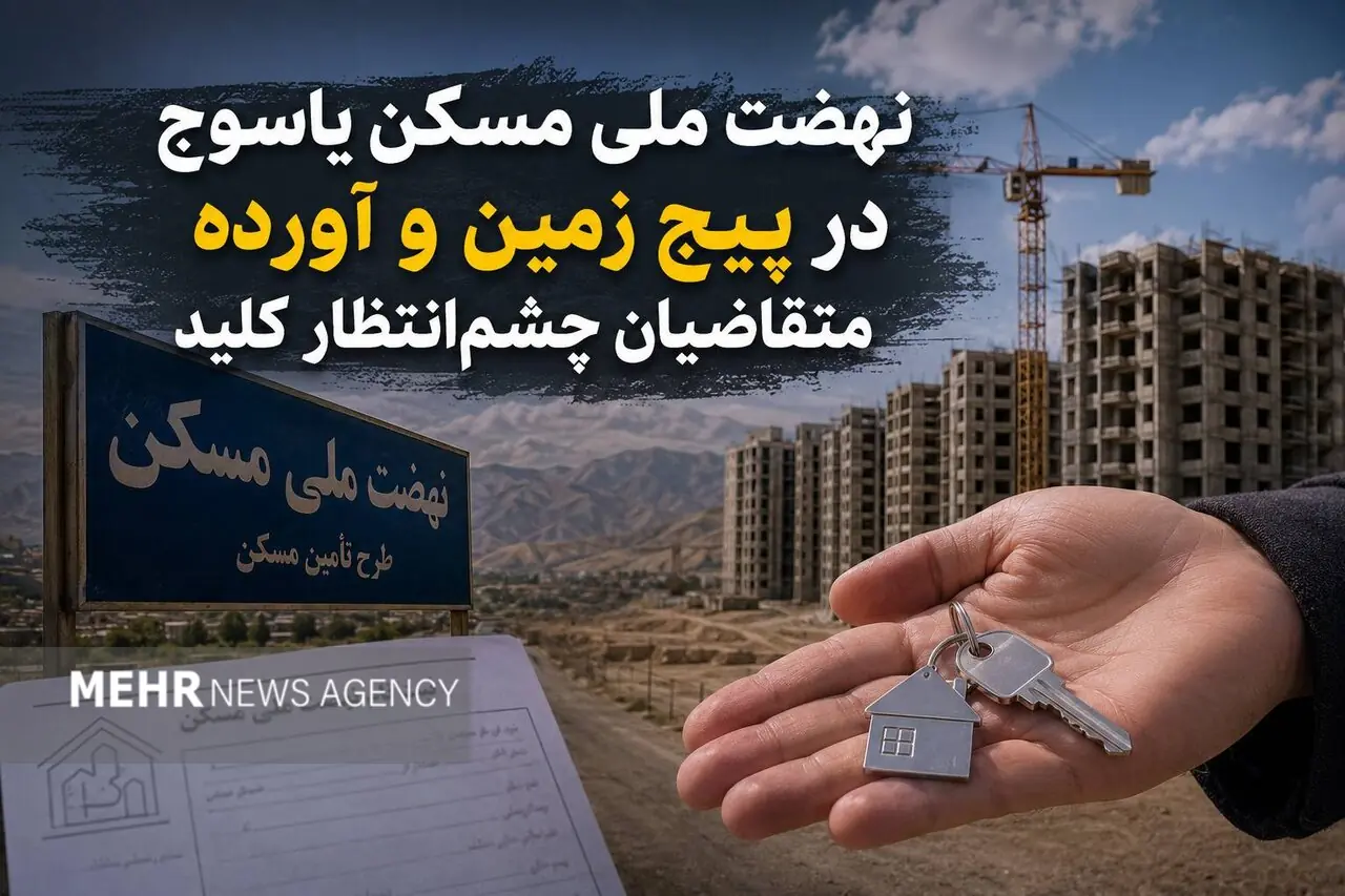 نهضت ملی مسکن یاسوج در پیچ زمین و آورده؛متقاضیان چشم انتظار کلید