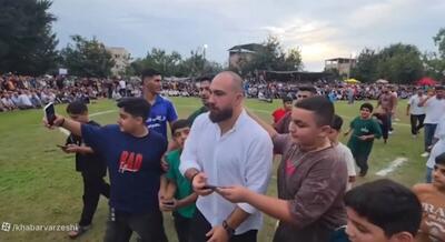 ویدیو| زارع و یزدانی مهمان ویژه مسابقات کشتی سنتی لوچو - پارس فوتبال