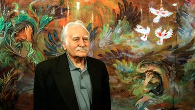 عکس ها/ نگاهی به خانه استاد فرشچیان؛ دکوراسیونی که بیشتر شبیه یک گالری هنری است /از کاغذ دیواری های نفیس تا تابلوهای هنری