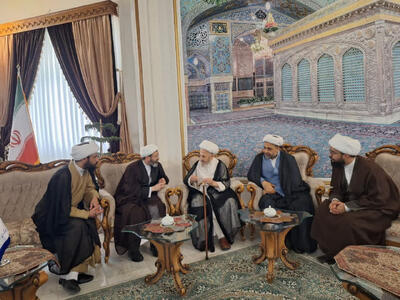 پایان سلسله جلسات علمی حضرت آیت الله سبحانی در دارالعلم رضوی