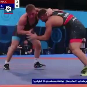 طلای ابوالفضل رحمانی در ۲ ثانیه از بین رفت