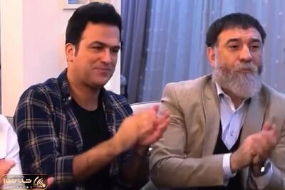  حامد آهنگی و علی انصاریان یادش بخیر چه میخونن و میرقصن