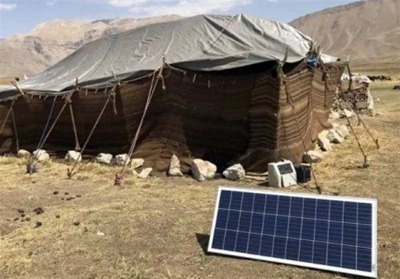 بهرهمندی 60 خانوار عشایری قزوین از پنلهای خورشیدی - تسنیم