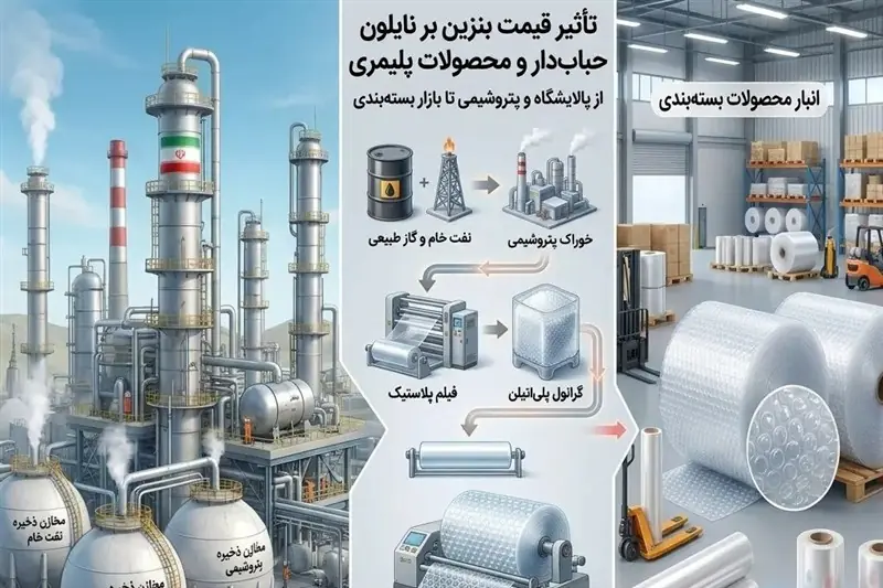 آیا افزایش قیمت بنزین قیمت نایلون حبابدار و صنعتی را افزایش میدهد؟ - تسنیم