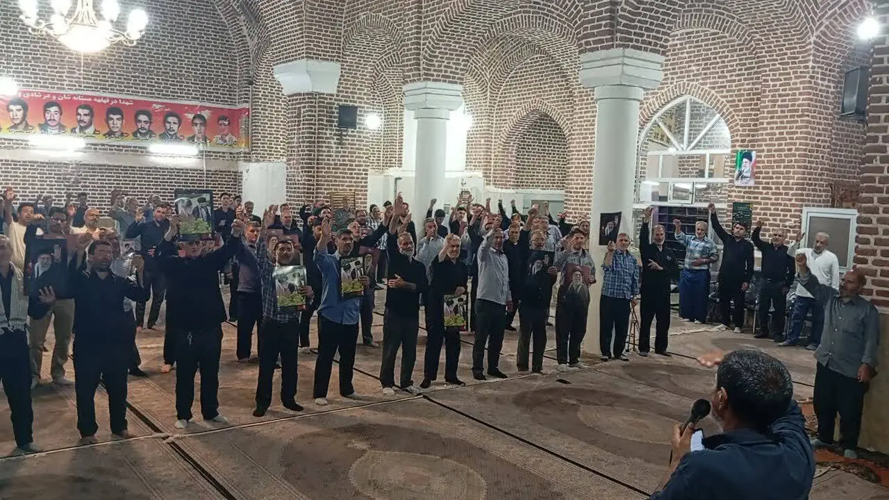  عزاداری باشکوه چهلمین روز خاکسپاری امام امت در دیزج‌دیز + فیلم و عکس