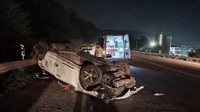  تصادف در منطقه امامزاده هاشم رشت چهار فوتی برجا گذاشت
