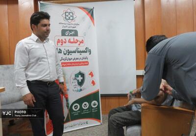  واکسیناسیون هاری ویژه پاکبانان در معرض خطر حیوان‌گزیدگی در شیراز وارد مرحله دوم شد