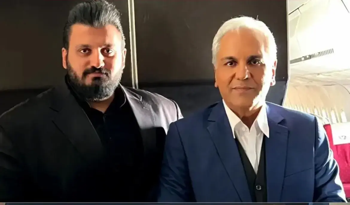  تصویری از مهران مدیری در پشت صحنه مرد سه هزار چهره | آخرین خبر