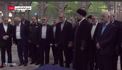  تجدید میثاق رئیس‌ جمهور و اعضای دولت با آرمان‌های امام راحل | آخرین خبر