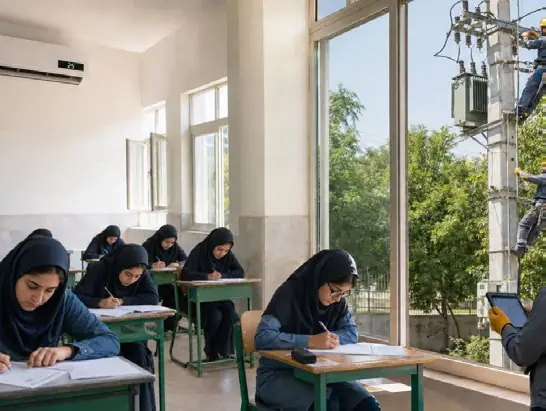 آمادهباش توزیع برق سمنان برای تأمین برق مطمئن و ایمن مراکز برگزاری کنکور سراسری