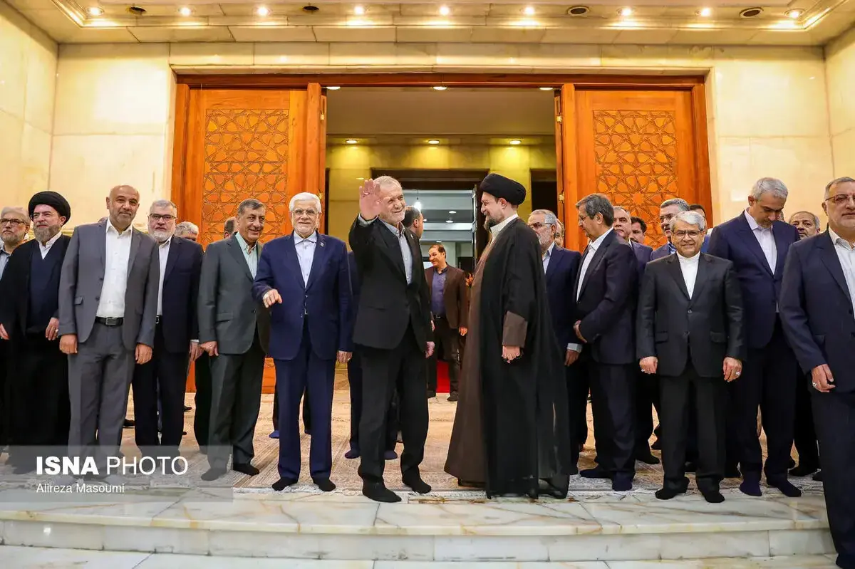 چهره شاد و خندان پزشکیان امروز مورد توجه قرار گرفت