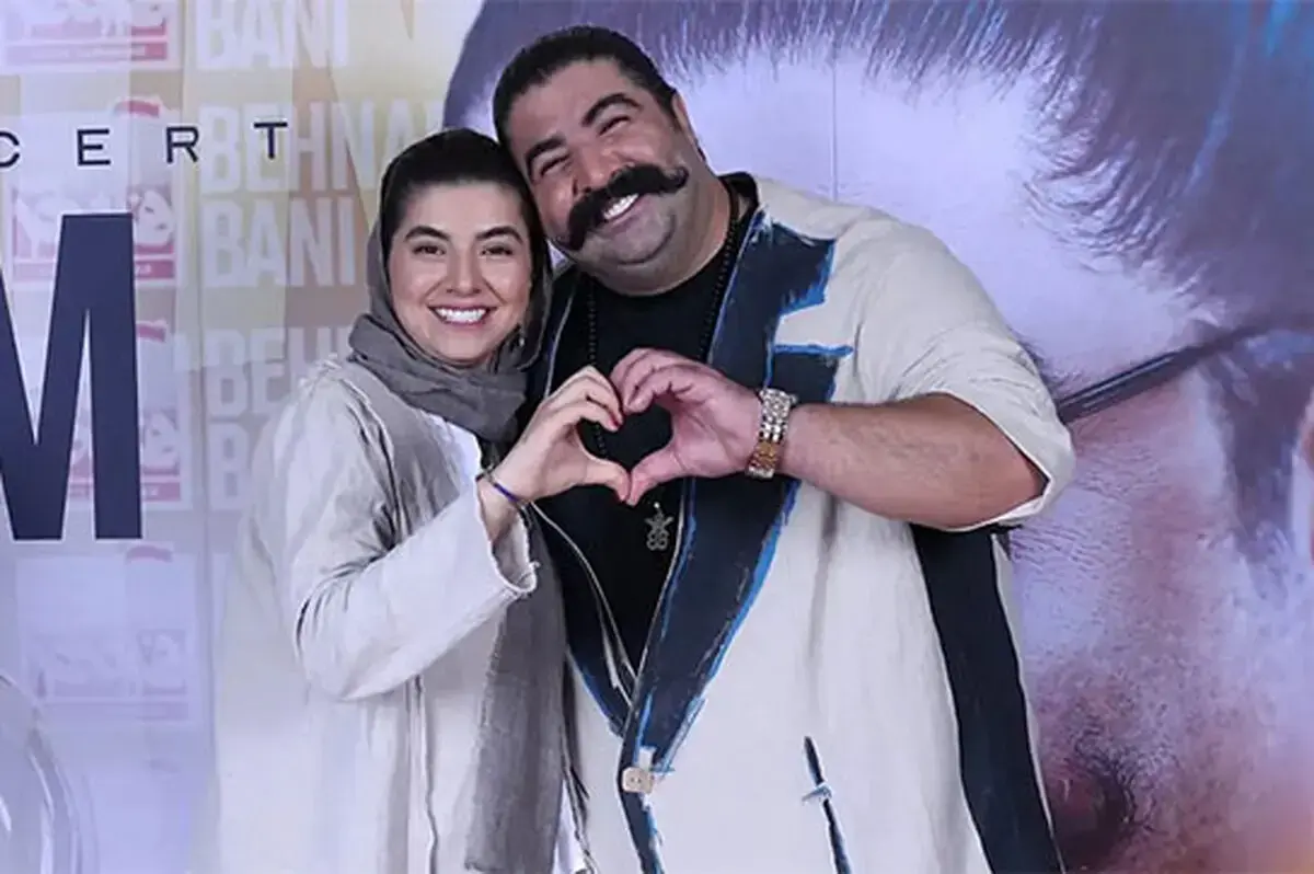 قاب دو نفره همسر احمد مهرانفر و خواهر بهنام بانی