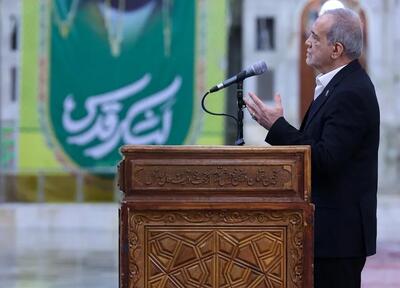 پزشکیان: در جنگ تمامعیار اقتصادی و نظامی هستیم